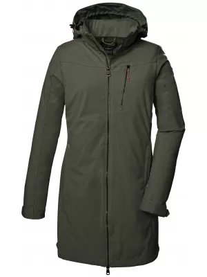 Női softshell parka KILLTEC KOS 41 41281-733 OLAJBOGYÓ