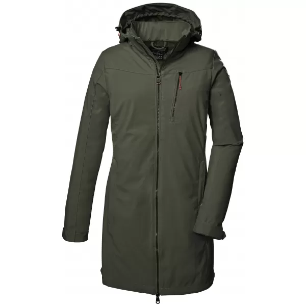  Női softshell parka KILLTEC KOS 41 41281-733 OLAJBOGYÓ 