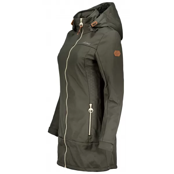  Női softshell kabát ALTISPORT CIARA KHAKI 