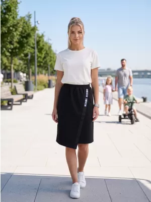 Női szoknya KIXMI SIBILA FEKETE KÉK