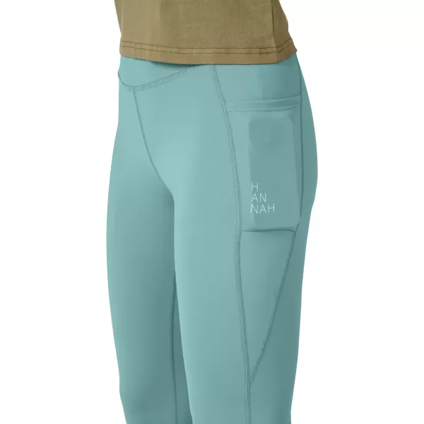  3/4-es női leggings HANNAH LISA ZSÁLYA ZÖLD 