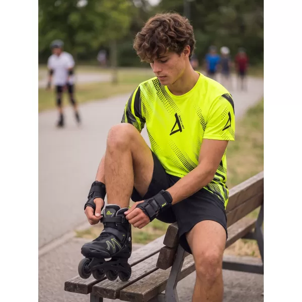  Férfi funkcionális prémium póló ALTISPORT VOJ/ALM028TR01 NEON SÁRGA 