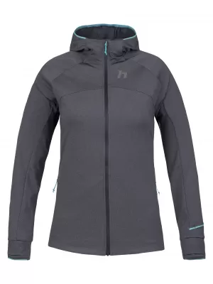 Női pulóver HANNAH ELI HOODY ANTRACIT MEL