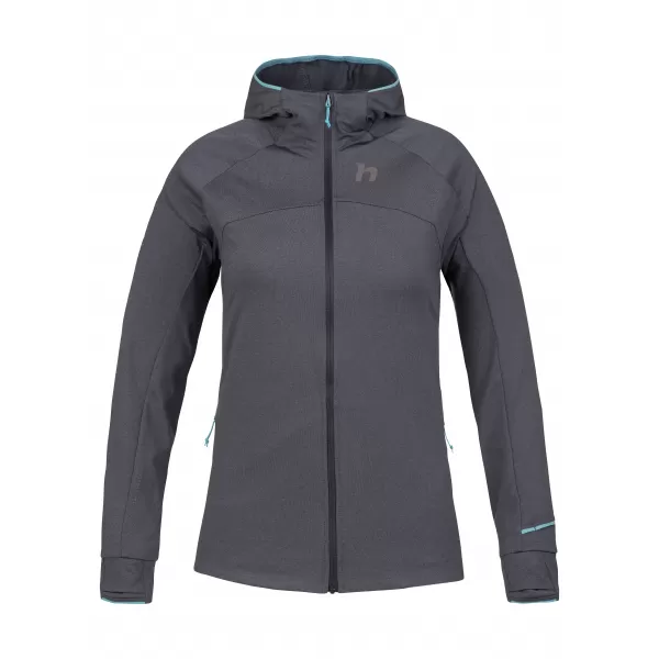  Női pulóver HANNAH ELI HOODY ANTRACIT MEL 
