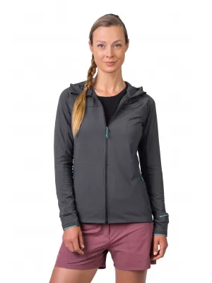 Női pulóver HANNAH ELI HOODY ANTRACIT MEL