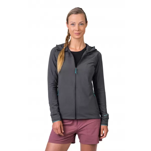  Női pulóver HANNAH ELI HOODY ANTRACIT MEL 