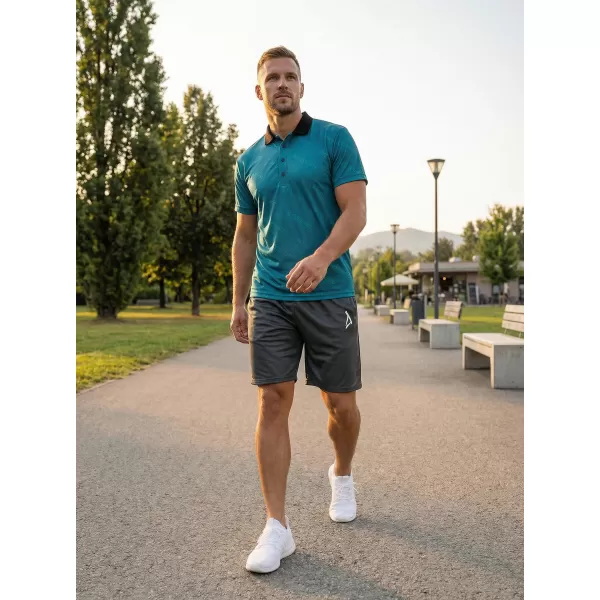  Férfi prémium funkcionális rövidnadrág ALTISPORT VOJ/ALM013KRA01 SZÜRKE 