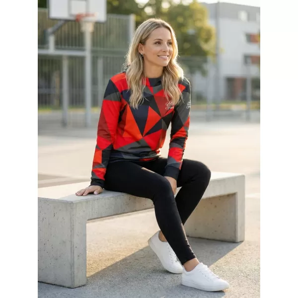  Prémium funkcionális női pulóver ALTISPORT VOJ/ALW007MI01 PIROS 