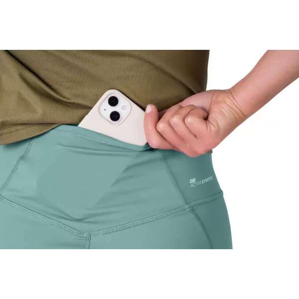  Rövid női leggings HANNAH LIS ZSÁLYA ZÖLD 