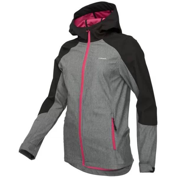  Női softshell kabát LOAP LADANA SFW2403 SZÜRKE 