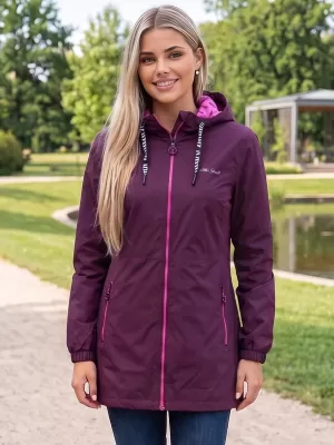 Női kabát ALTISPORT CHELSIE LILA/RÓZSASZÍN