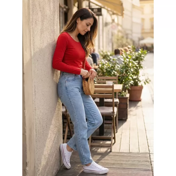  Hosszú ujjú női póló ALTISPORT NoPrint NP/ALW961 PIROS 