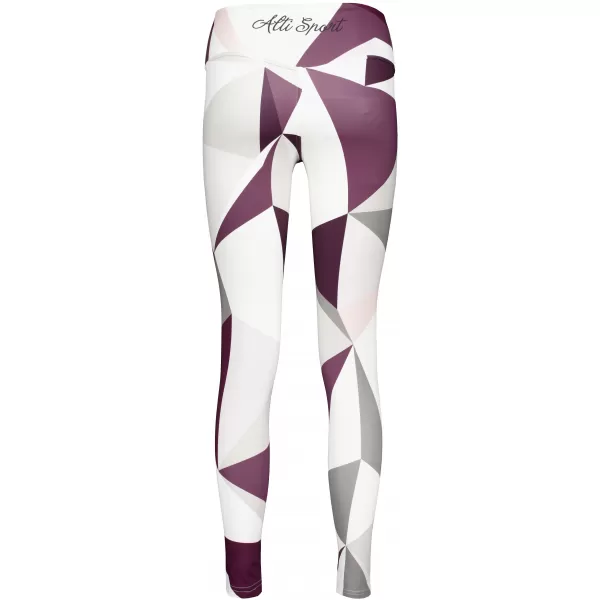  Női hosszú prémium leggings ALTISPORT VOJ/ALW007LEG01 FEHÉR 