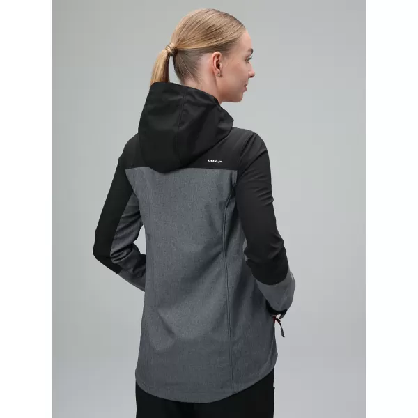  Női softshell kabát LOAP LADANA SFW2403 SZÜRKE 