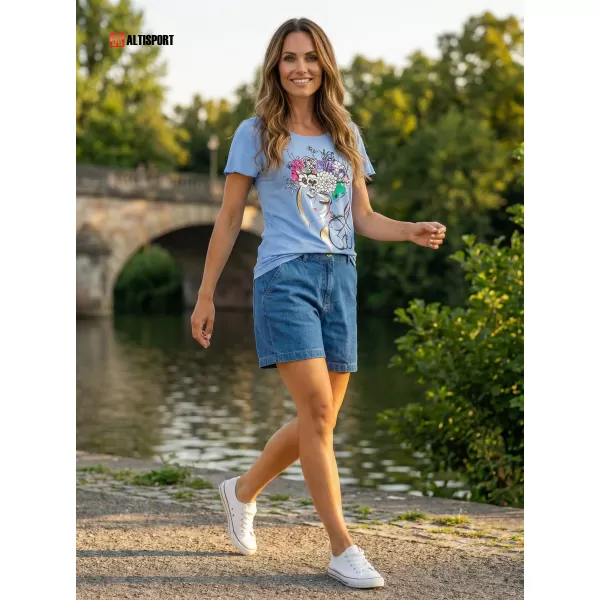  Női póló KIXMI SINDY FEKETE 
