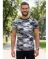 Férfi póló ALTISPORT NoPrint NP/ALM441 TEREPSZÍNŰ SZÜRKE