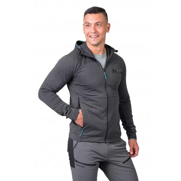  Férfi pulóver HANNAH ETHAN HOODY ANTRACIT MEL 