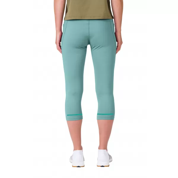  3/4-es női leggings HANNAH LISA ZSÁLYA ZÖLD 