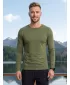 Hosszú ujjú férfi póló ALTISPORT NoPrint NP/ALM911 KHAKI