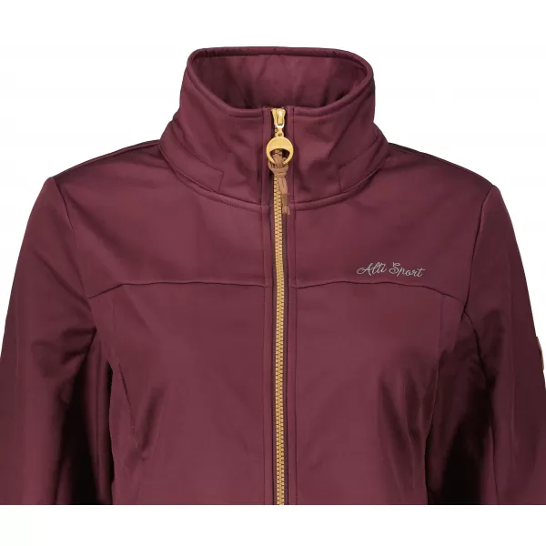  Női softshell kabát ALTISPORT CIARA BURGUNDIA 