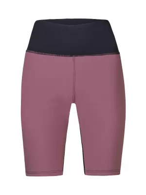 Rövid női leggings HANNAH LIS PRO ANTRACIT/ROAN ROUGE