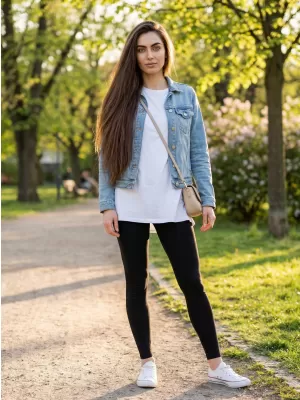 Női leggings ALTISPORT NoPrint NP/ALW016 FEKETE
