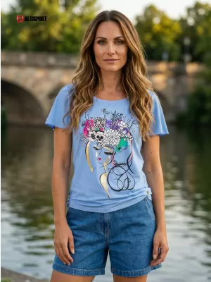 Női póló KIXMI SINDY FEKETE