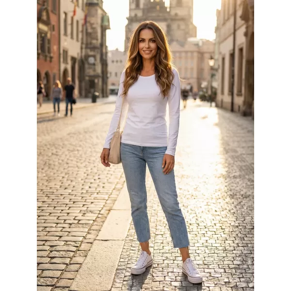  Hosszú ujjú női póló ALTISPORT NoPrint NP/ALW931 FEHÉR 