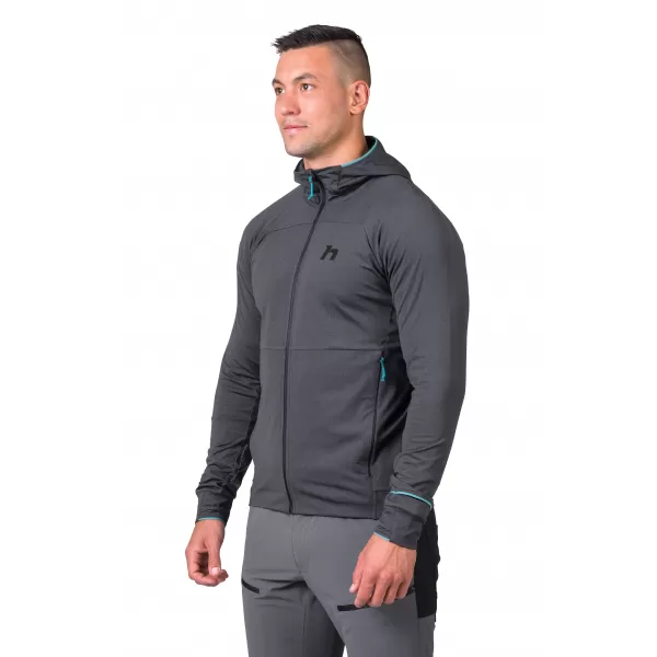  Férfi pulóver HANNAH ETHAN HOODY ANTRACIT MEL 