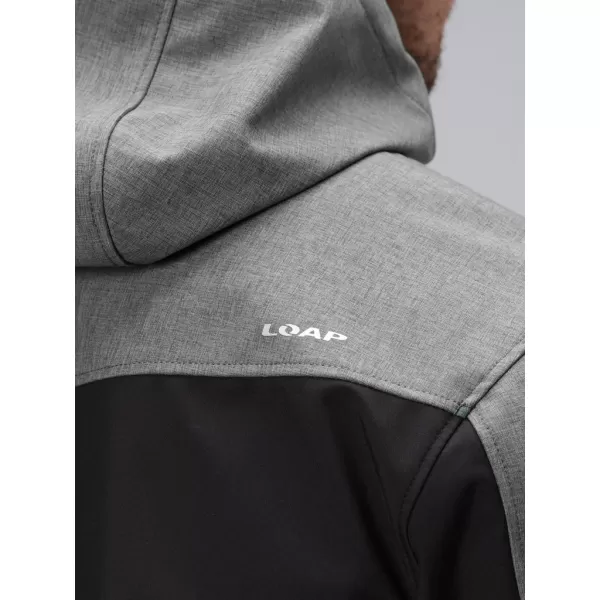  Férfi softshell kabát LOAP LADAN SFM2401 SZÜRKE 