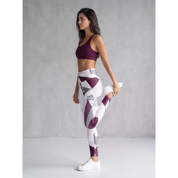  Női hosszú prémium leggings ALTISPORT VOJ/ALW007LEG01 FEHÉR 