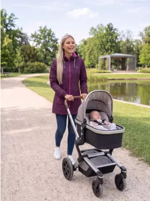 Női kabát ALTISPORT CHELSIE LILA/RÓZSASZÍN