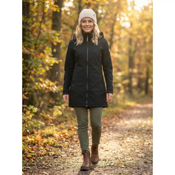  Női softshell kabát ALTISPORT CIARA FEKETE 