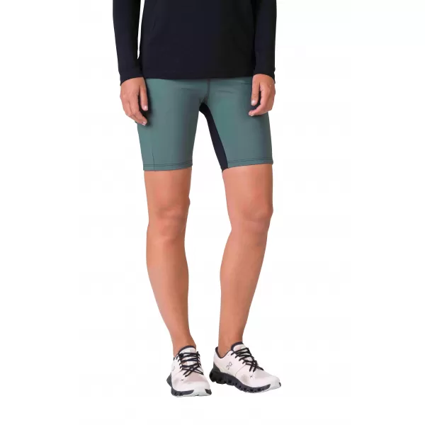  Rövid női leggings HANNAH LIS PRO ANTRACIT/URBAN CHIC 