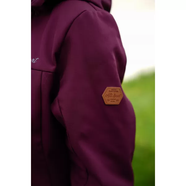  Női softshell kabát ALTISPORT CIARA BORDÓ/LILA 