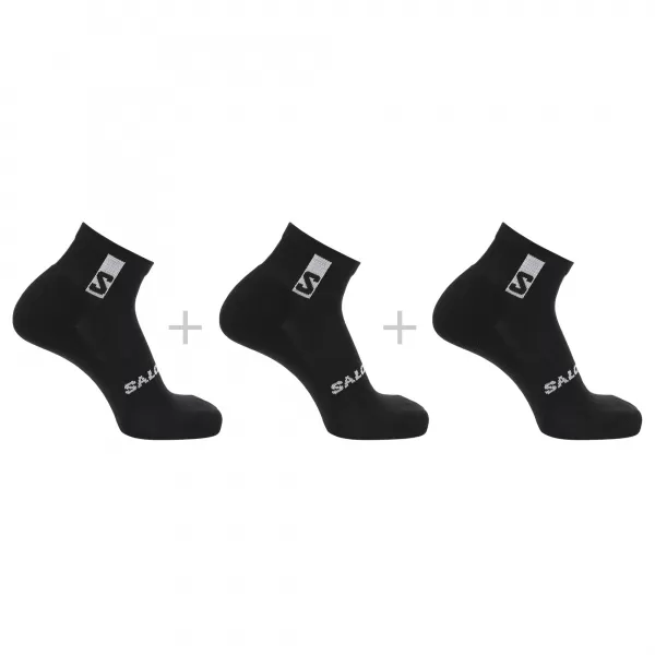  Zokni SALOMON EVERYDAY ANKLE 3-PACK LC2086600 FEKETE/FEKETE/FEKETE 