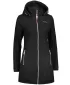 Női softshell kabát ALTISPORT CIARA FEKETE/RÓZSASZÍN