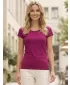 Női póló ALTISPORT NoPrint NP/ALW221 FUSCHIA VÖRÖS