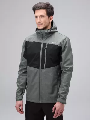 Férfi softshell kabát LOAP LADAN SFM2401 SZÜRKE