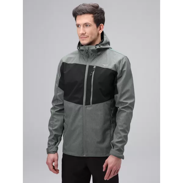 Férfi softshell kabát LOAP LADAN SFM2401 SZÜRKE 