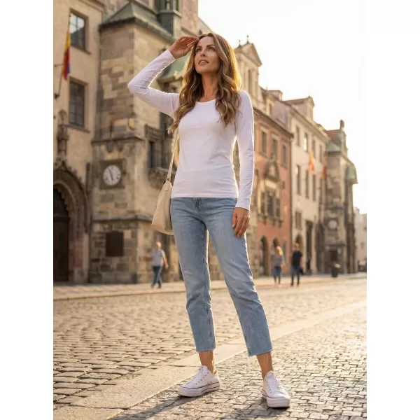  Hosszú ujjú női póló ALTISPORT NoPrint NP/ALW931 FEHÉR 
