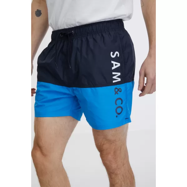  Férfi úszónadrág SAM 73 EDUARDO MS 818 FÉNYES KÉK 