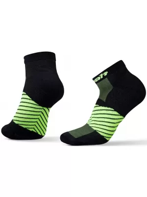 Férfi zokni HANNAH CARAL II KATONAI/ZÖLD