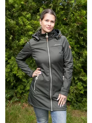 Női softshell kabát ALTISPORT CIARA KHAKI