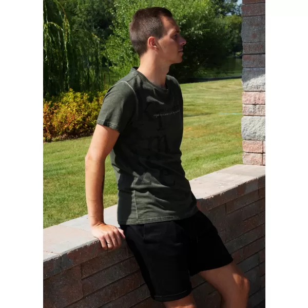  Férfi póló KIXMI SANDER KHAKI 