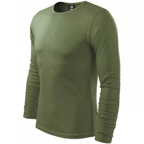  Hosszú ujjú férfi póló ALTISPORT NoPrint NP/ALM911 KHAKI 
