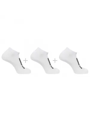 Zokni SALOMON EVERYDAY LOW 3-PACK LC2086900 FEHÉR/FEHÉR/FEHÉR