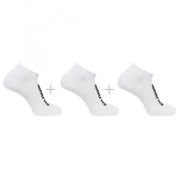  Zokni SALOMON EVERYDAY LOW 3-PACK LC2086900 FEHÉR/FEHÉR/FEHÉR 