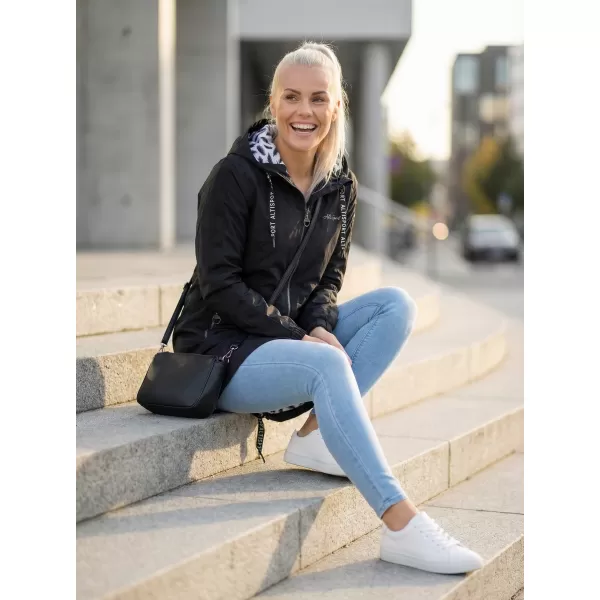  Női kabát ALTISPORT CHELSIE FEKETE 