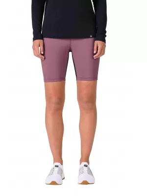 Rövid női leggings HANNAH LIS PRO ANTRACIT/ROAN ROUGE